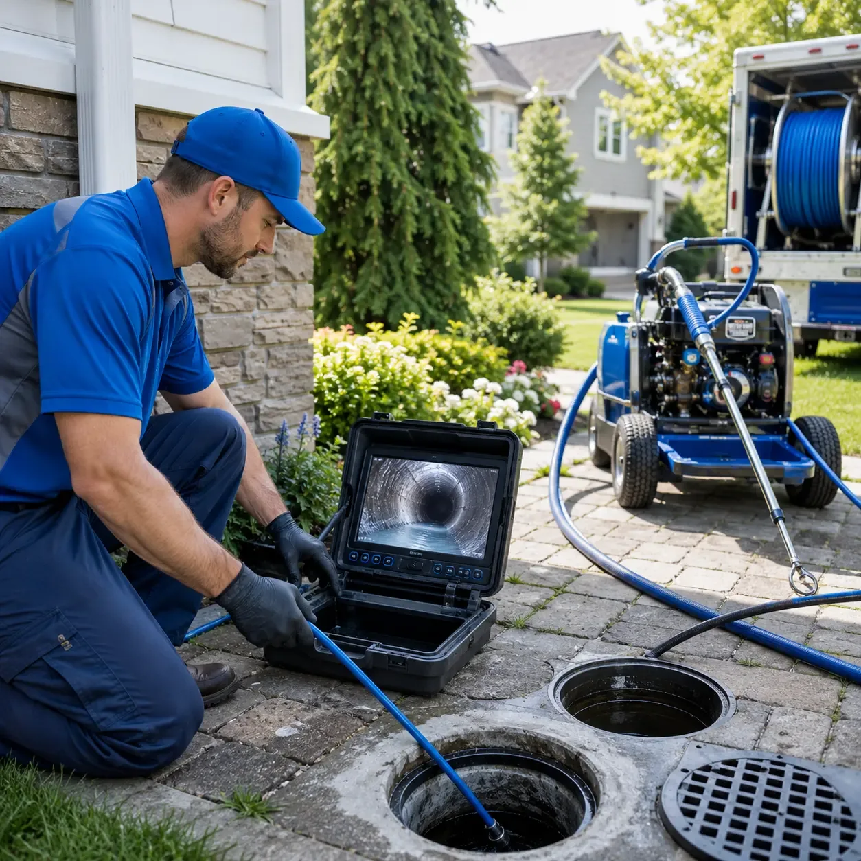 Outdoor drain cleaning professionals serving Midland, SD